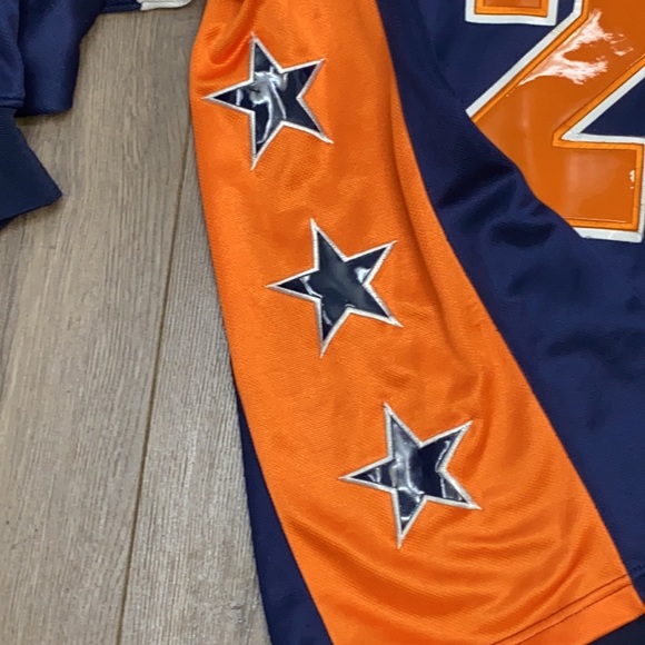 Underdawg Classics Chi Town Athletiks #24 Navy/Orange Field Team Jersey - Picture 7 of 11